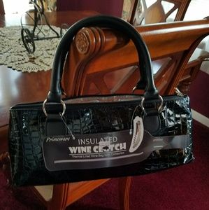 Insulated wine purse with opener